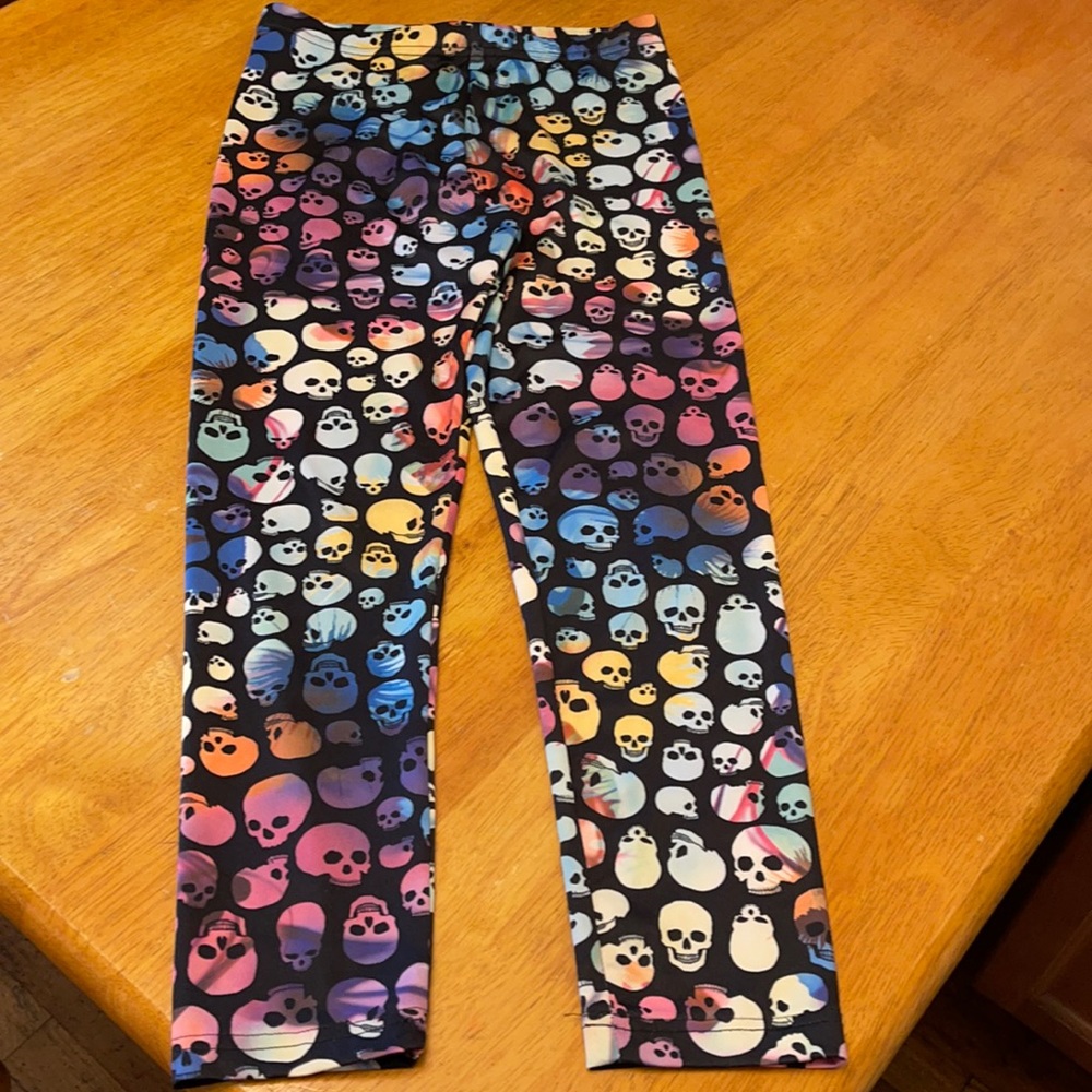 SKULL LEGGINGS SIZE 14